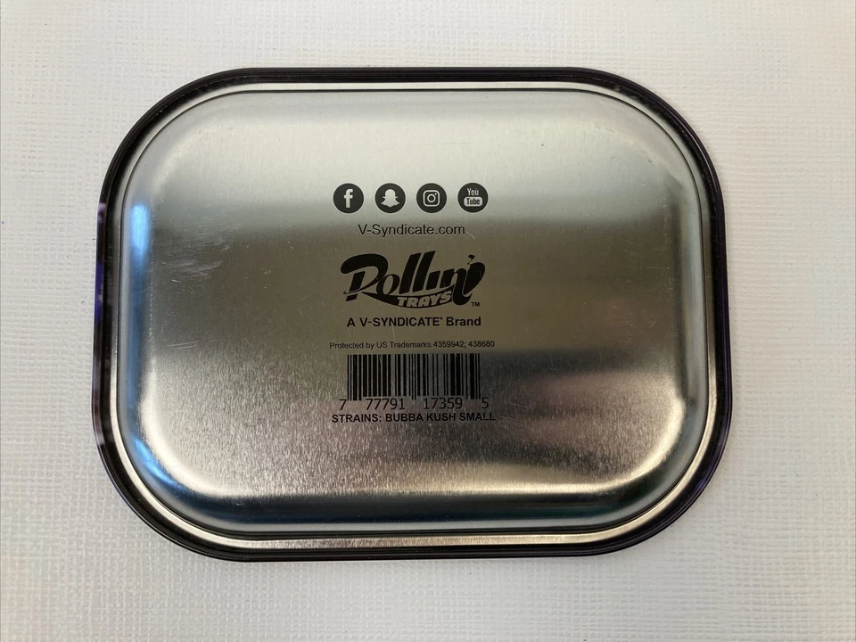 Bandeja enrollable premium "BUBBA KUSH SMALL" V-Syndicate nueva 7”x5,5” Foto 3 de 4
