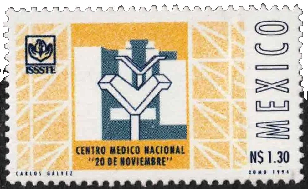 Разноцветные отдельные мексиканские марки