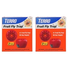 	Terro Fruit Fly Trap 4 Traps + 180‑Day Lure Supply	