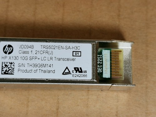 HP A5500 A5120 2-port 10-GbE SFP+ Module JD368B with 2x HP X130 10GB JD094B - Picture 7 of 10