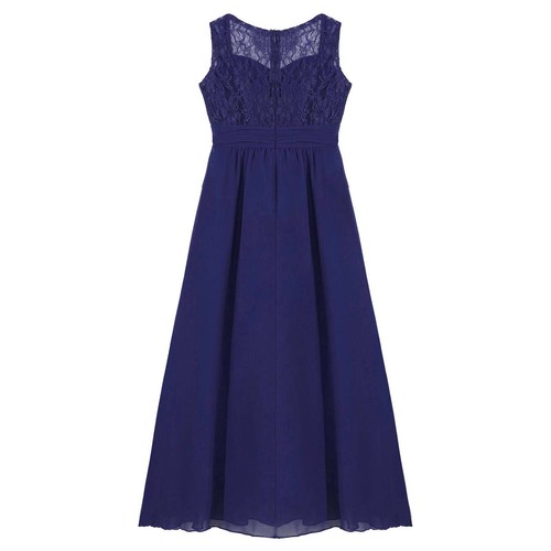 Girls Wedding Bridesmaid Dress Formal Party Prom Ball Gown Evening Costumes - Picture 29 of 141