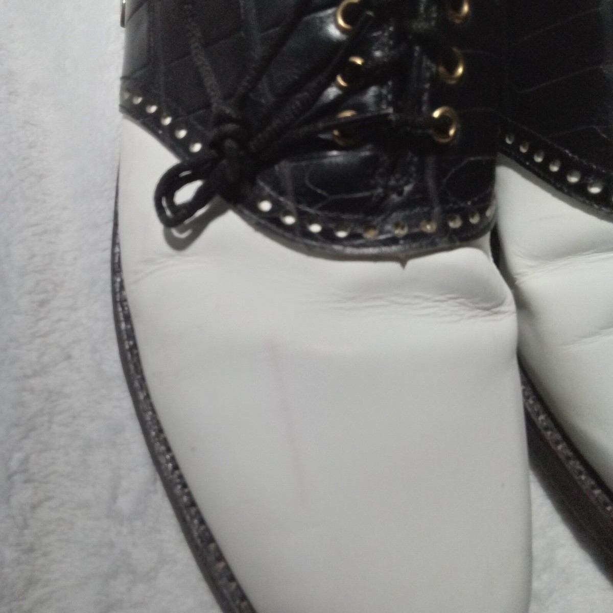 Footjoy Classics Dry Shoes US 10½ C NEW Footjoy Classics Dry Premiere Mens Golf Shoes 50695 BLK Patent