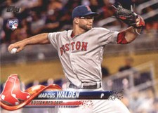2018 Topps Update #US247 Marcus Walden Boston Red Sox Rookie Baseball