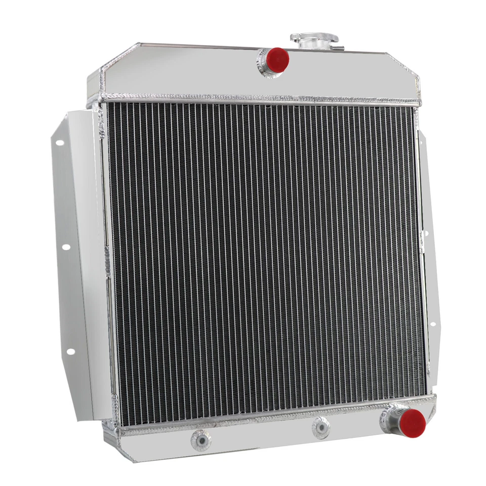 3 Row Aluminum Radiator fit 1955-1959 CHEVY 3100 3200,3400 GMC 100/150 Truck NEW Foto 2 de 4