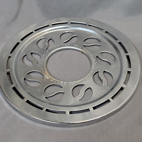 Vintage Silex Candle Warmer Clear Glass + Chrome Top - Picture 5 of 12