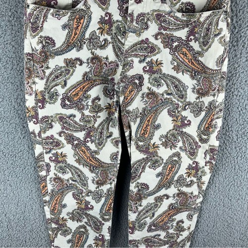 Jockey Damen Paisley Mehrfarbig Baumwollmischung Hose Größe 6 - Bild 8 von 13