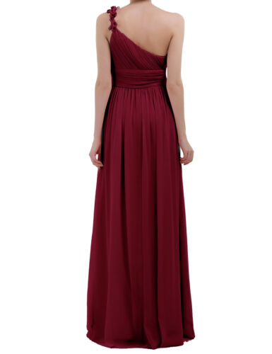 Women's Chiffon Bridesmaid Dress Long Dresses Wedding Prom Formal Party Gown - Picture 25 of 117
