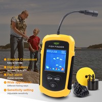 100m Lucky Fish Finder Wired Sonar Alarm Sensor Ocean Transducer Lcd Backlight 100m Lucky Fish Finder Wired Sonar Alarm Sensor Ocean Transducer Lcd Backlight