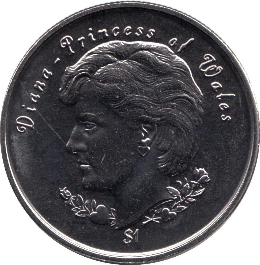 Coin Brilliant Uncirculated 1997 Niue Diana Princess of Wales One Dollar |  eBay UK