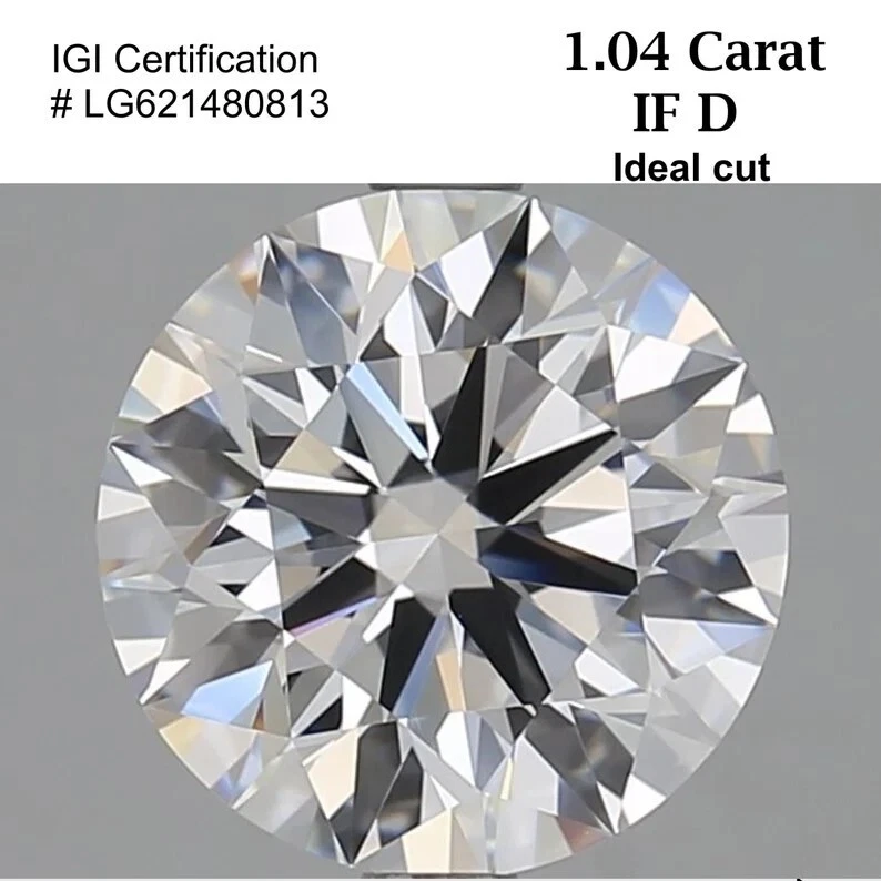 Collector’s Choice: 1.0ct IGI Certified CVD Diamond Elegant G Color, VVS Clarity - Image 4 of 4