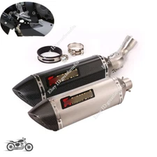 For Honda CBR1000RR 2008-2016 Exhaust Mid Link Pipe Slip On Muffler Escape 51mm
