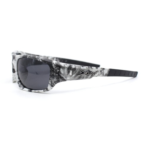 Xloop Polarized Mens Smoke Camouflage Wrap Plastic Sport Sunglasses - 第 5/21 張圖片