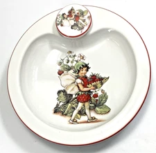 Frederick Warne Reutter Porzellan "The Flower Fairies" Childrens Warming Bowl