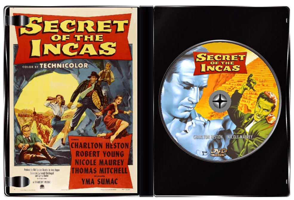 Secret of the Incas 1954 DVD Charlton Heston: Movie that inspired