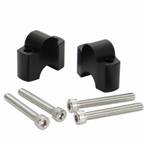 Rialzi Manubrio Per Honda MSX125 GROM 2014-2018 – Adattatori Morsetti Neri 22mm - Foto 2