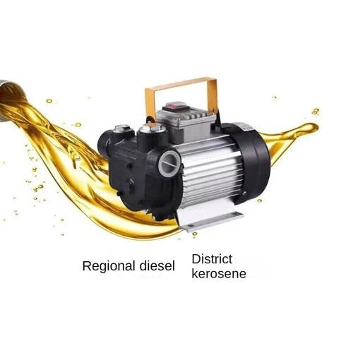 220V High-power Oil Pump Plug-in Gear Pump Diesel Pump Hydraulic Oil Gear Oil - Picture 6 of 21