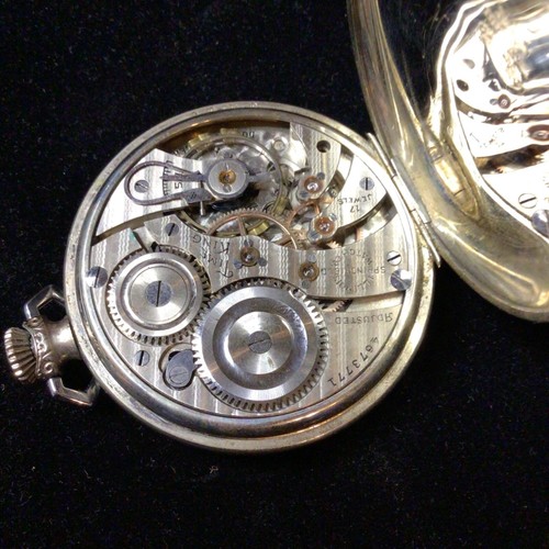 Vintage Illinois Time King Double Roller 17 Jewels Fahys Bristol Pocket Watch - Picture 3 of 9