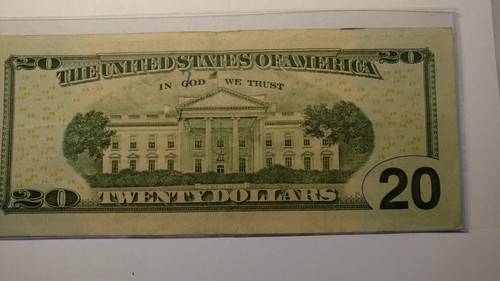 $20.00 Federal Reserve Note star Note. Low serial Number J D 00098868* - Picture 2 of 2