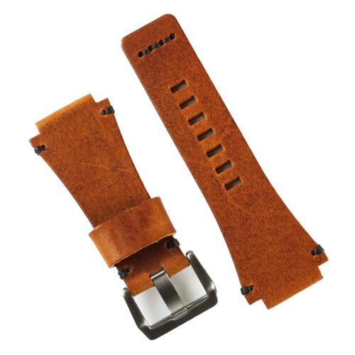 B & R Bands Cognac Vintage Leather Bell & Ross Watch Band Strap BR01 BR03  - Afbeelding 1 van 1