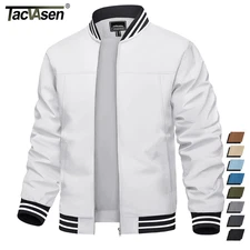 Men's Bomber Jacket Lightweight Sportswear Spring Fall Casual Coats Windbreaker