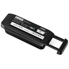 Membship Paper Shredder for Home Use, 7 Sheet Strip Cut Small Black