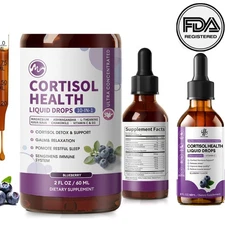 1/2xCortisol Supplements for with Magnesium, Ashwagandha Mood, Focus, Sleep