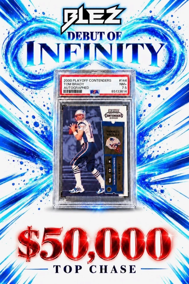 TODAY, THE HOBBY CHANGES FOREVER - INFINITY RELEASE WITH CHUCK! $50K BRADY!