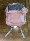 Pink Diaper Bag Backpack with Changing Station for Babies New