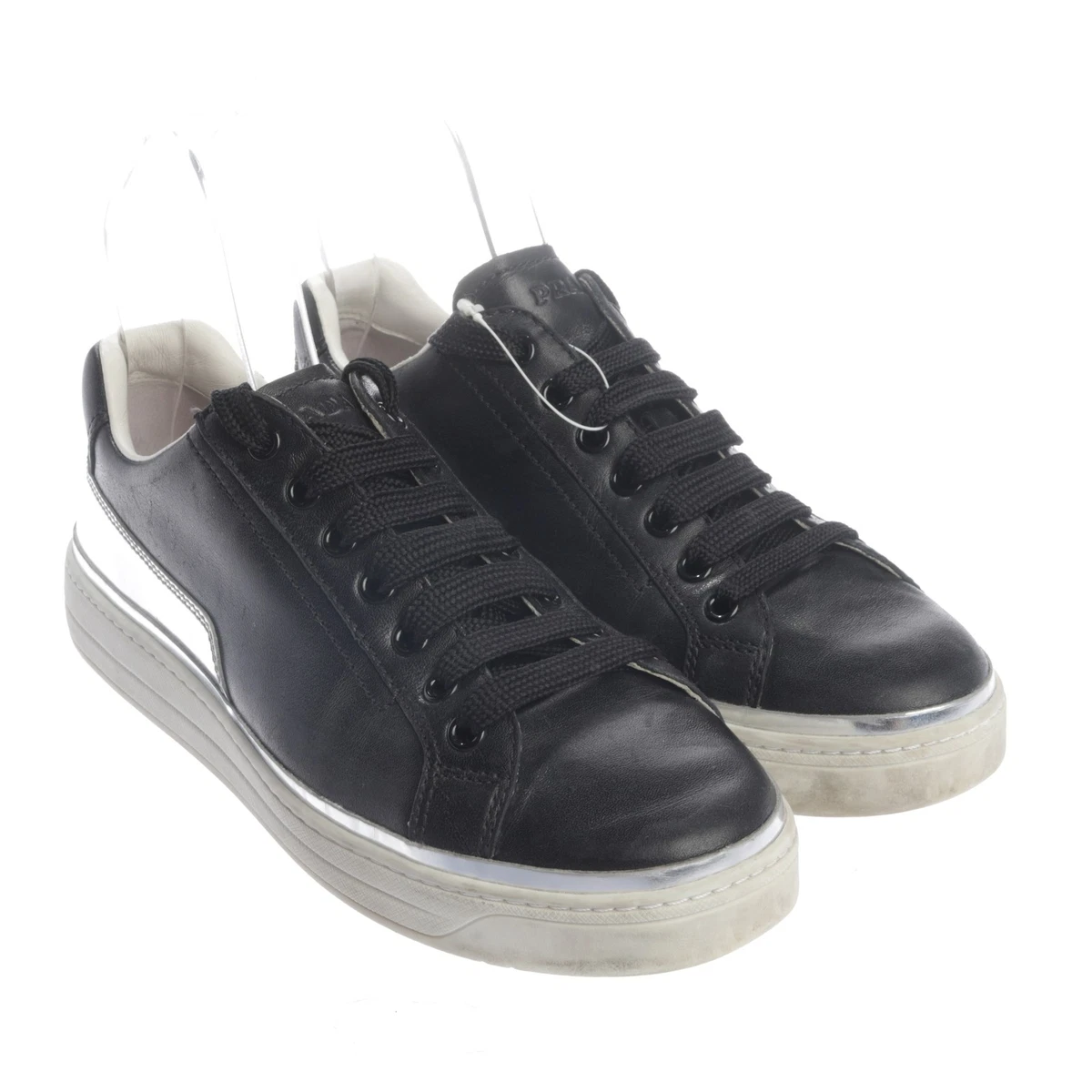 Sneaker Prada Schwarz Weiß 37 EUR