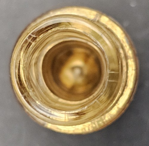 Vintage Georges Briard? Hazel Atlas Gold Oil & Vinegar Glass Cruets MCM - Picture 16 of 17