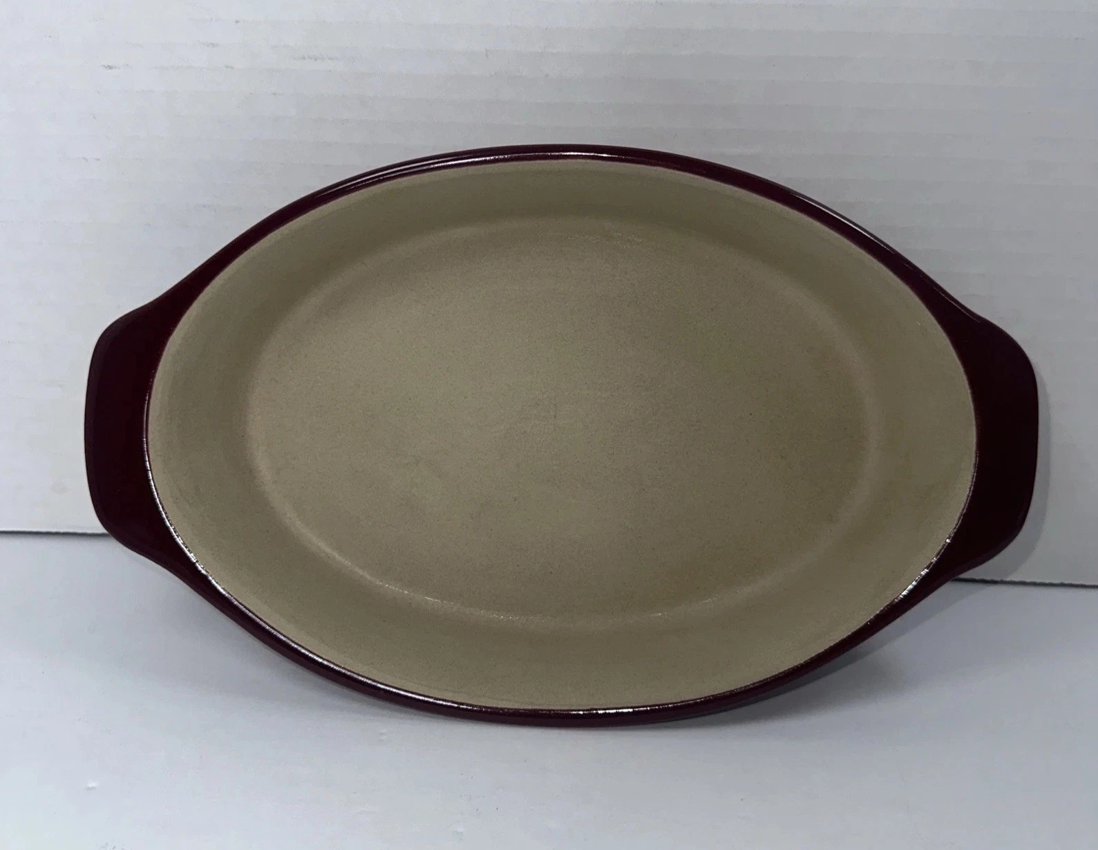 Pampered Chef Small Oval Dish Stone Baker Cranberry 1334
Opens in a new window or tab