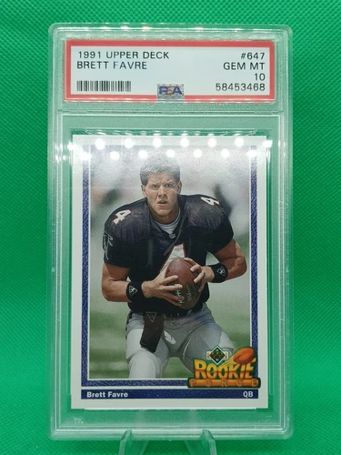 1991 Upper Deck Brett Favre Rookie Force Rc Psa 10