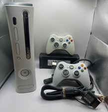 Console Xbox 360 60GB Bianca con 2 Controller + Cavi - Testata e Funzionante!