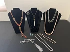 9 pc Vintage Estate Modern Costume Jewelry Lot Laguna Camuto Vogue Chicos