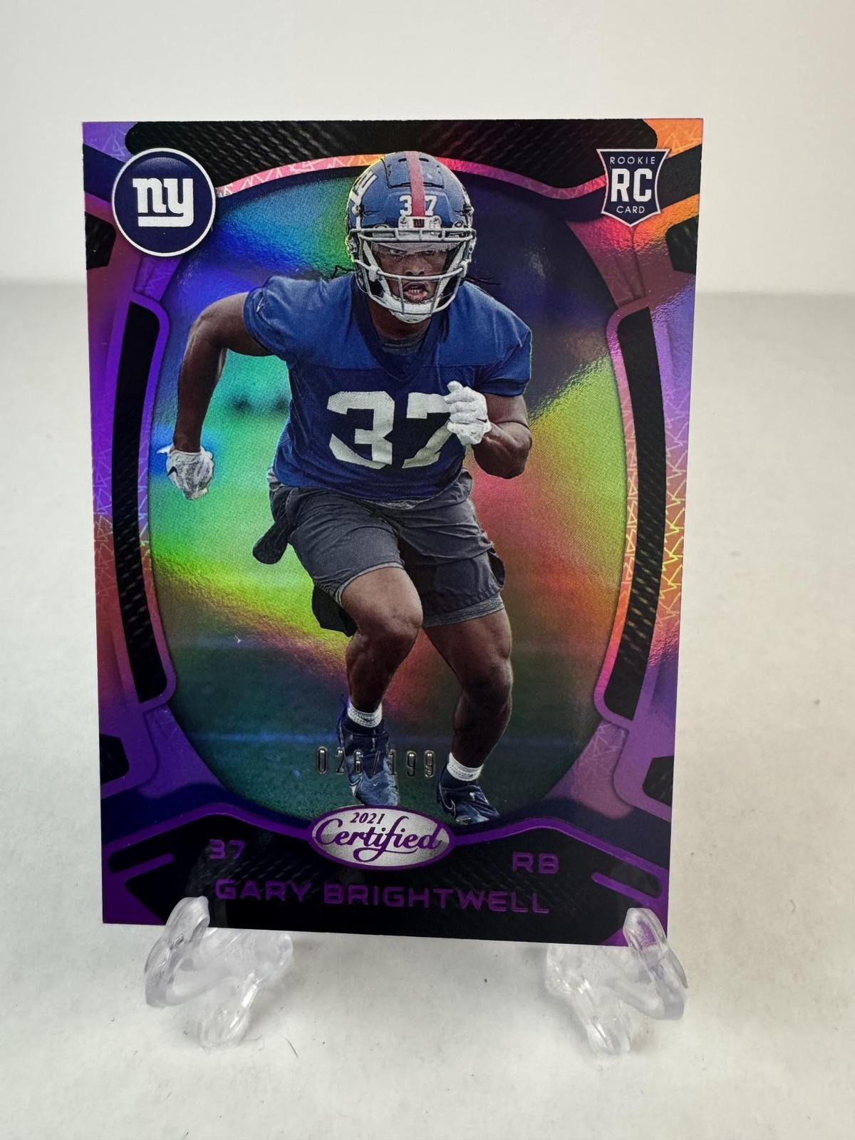 2021 Panini Certified #180 Gary Brightwell Mirror Pink #/199