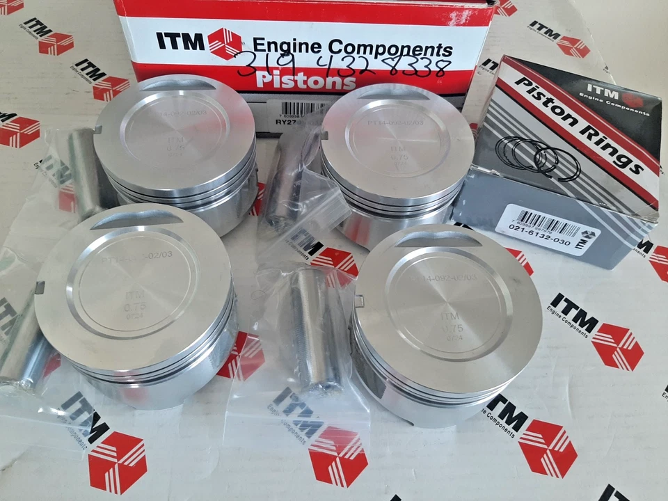 Toyota  22R & 22RE 85-95 Pickup, 4Runner Pistons & Rings +.030 Oversize - Image 3 of 3