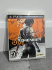 Remember Me PS3 CIB (Sony PlayStation 3) Complete with Insert