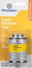 Permatex 85120 Liquid Electrical Tape, 4 oz , Black