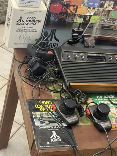 Atari Videospielkonsole 1977 Paddle Anleitung in OVP - Bild 2 von 5