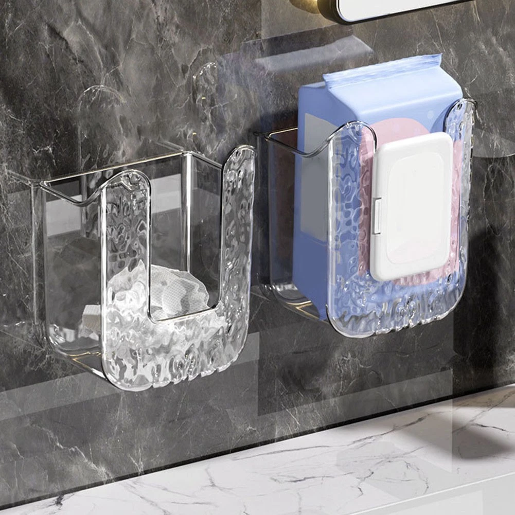 Porta Fazzoletti In Acrilico Trasparente Phineoly, Rettangolare 23,5x13,2x9,3 Cm, Per Bagno, Camera Da Letto, Ufficio
