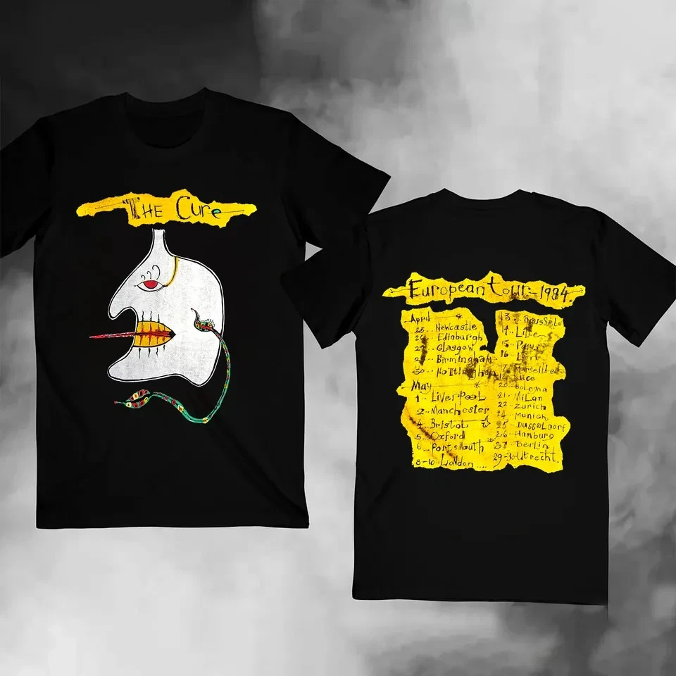 The Cure Caterpillar 1984 Tour Double Sided T-Shirt