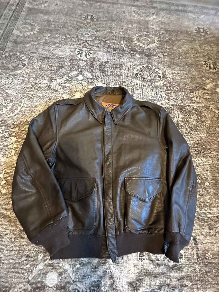 ジャケット・アウター 80s A-2 real leather bomber jacket vtg l