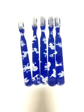5-PACK FUN Vintage NEW Designer Toothbrush By Alan Stuart New York