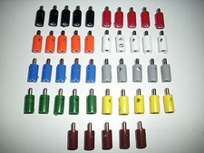 20 Stecker  Querlochstecker  mit 2,6 mm Stift  Farbe nach Wahl  NEU