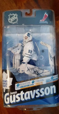 Jonas Gustavsson Toronto Maple Leafs White Jersey Series 24 McFarlane Figure