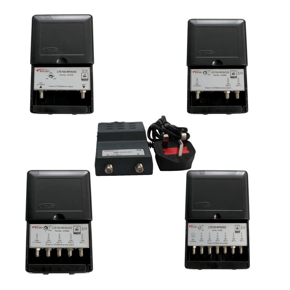 Masthead TV Aerial Amplifier LTE700 5G WFAV25 way outdoor