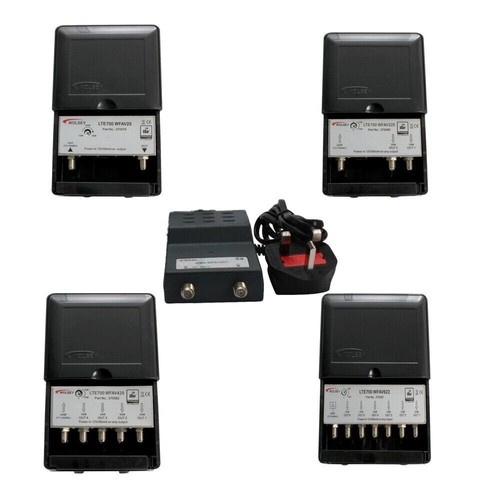Masthead TV Aerial Amplifier LTE700 5G WFAV25 2 4 6 way outdoor