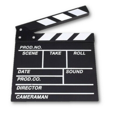 Cinematografico di Film Clapper, Acrilico Film Clapperboard, Cinema Gadget, Accessori Regista, Cinematografico per Programmi TV, Vlog Cinematografico di Film Clapper, Acrilico Film Clapperboard, Cinema Gadget, Accessori Regista, Cinematografico per Programmi TV, Vlog