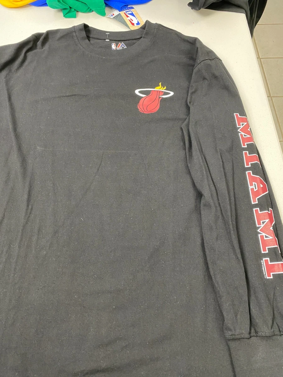 MIAMI HEAT NBA BIG TALL BLACK LONG SLEEVE SHIRT FREE SHIPPING eBay