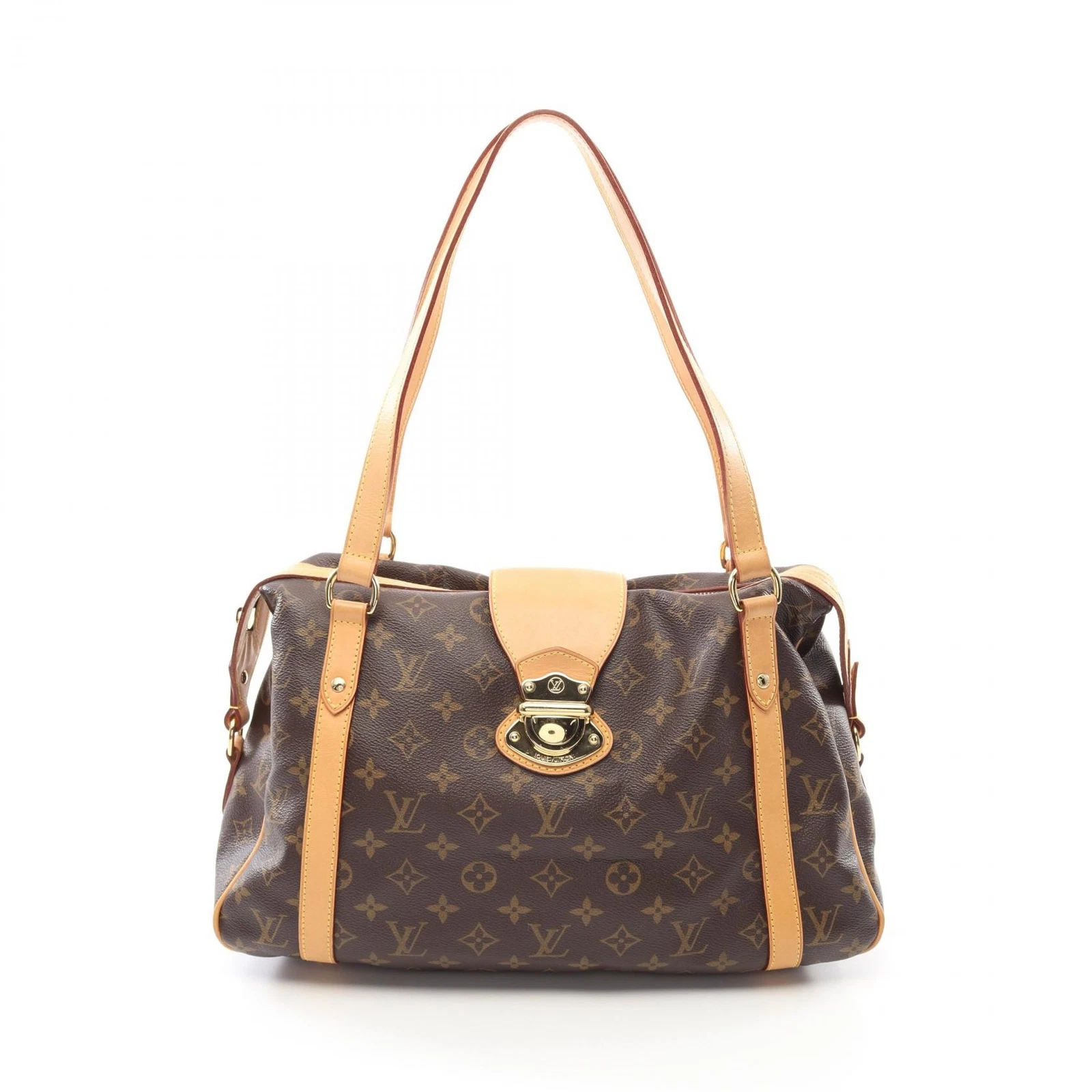 LOUIS VUITTON（LV） Borsa a tracolla Louis Vuitton Stresa PM M51186 Monogram pelle marrone usata LV